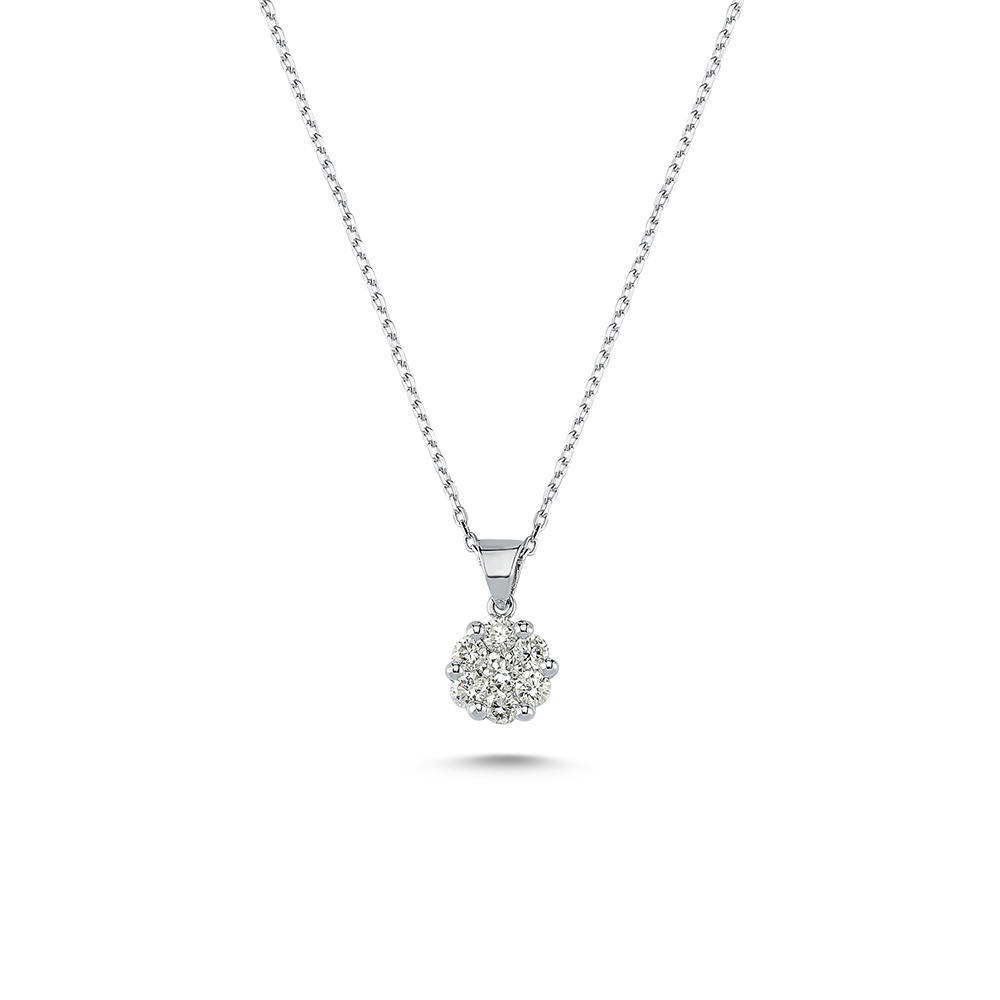 0,20 Karat Pırlanta Trend Kolye (0,50 ct.Görünümlü)